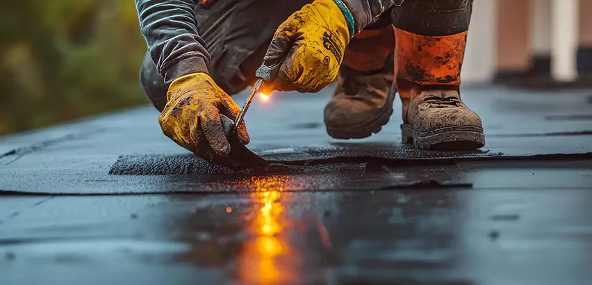EPDM Roof Repair Tape Application in Lynnwood