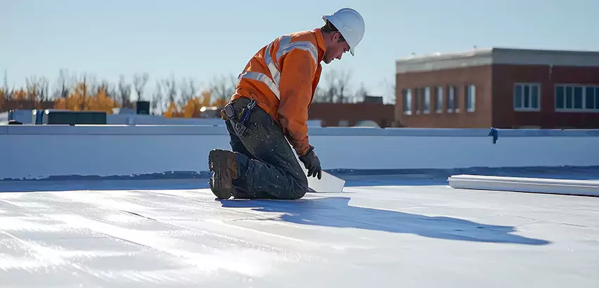 Flat Roof Drain Installation in Lynnwood