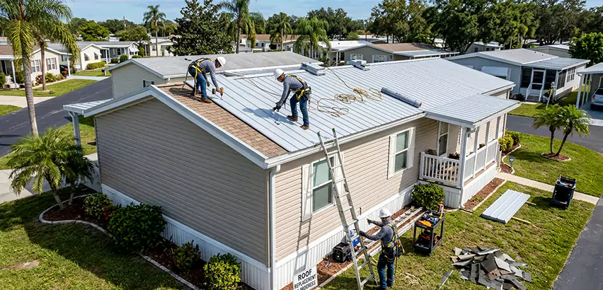 Mobile Home Metal Roof Replacement in Lynnwood